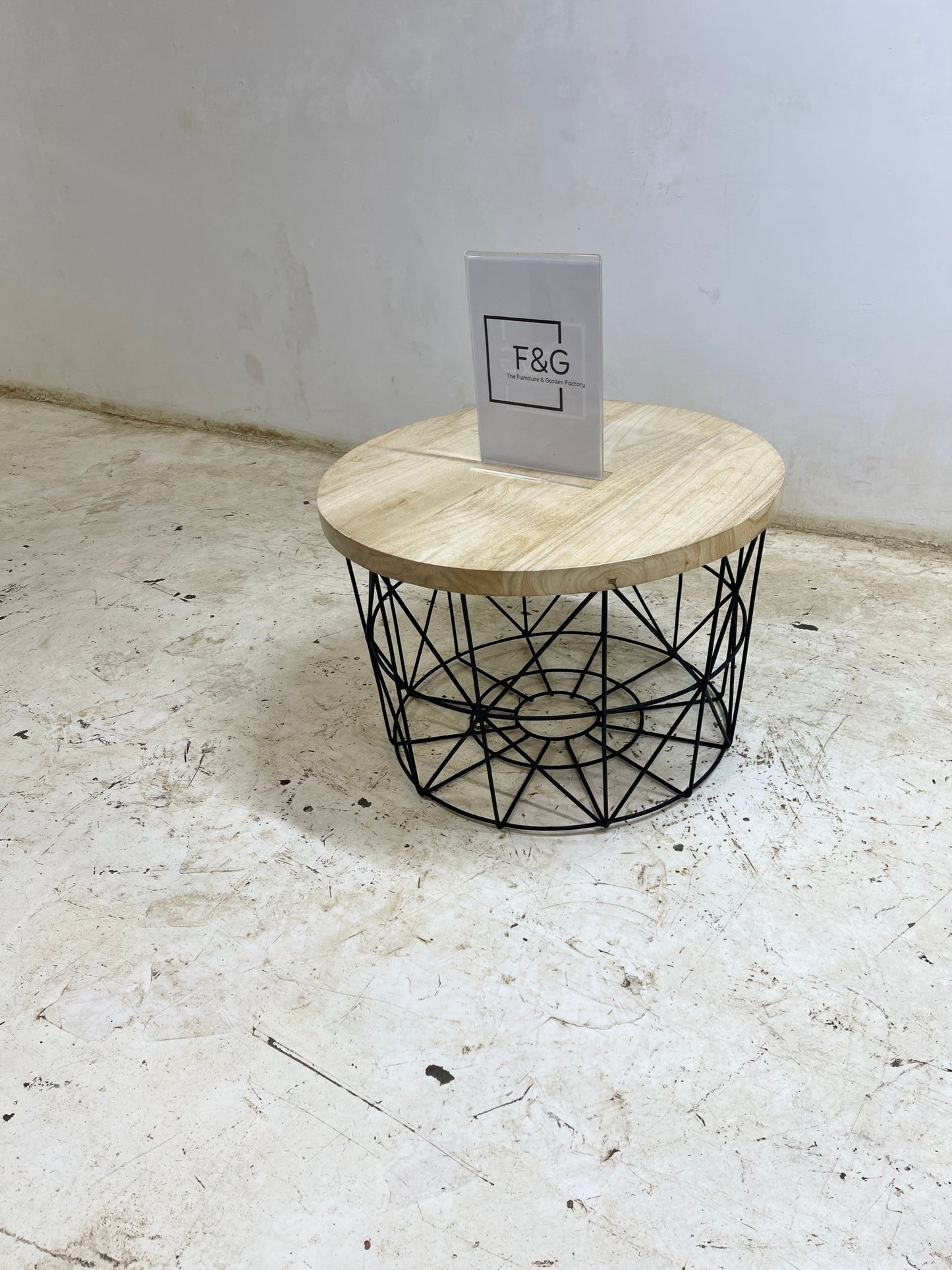 The Blanco Basket Stool - Furniture & Garden