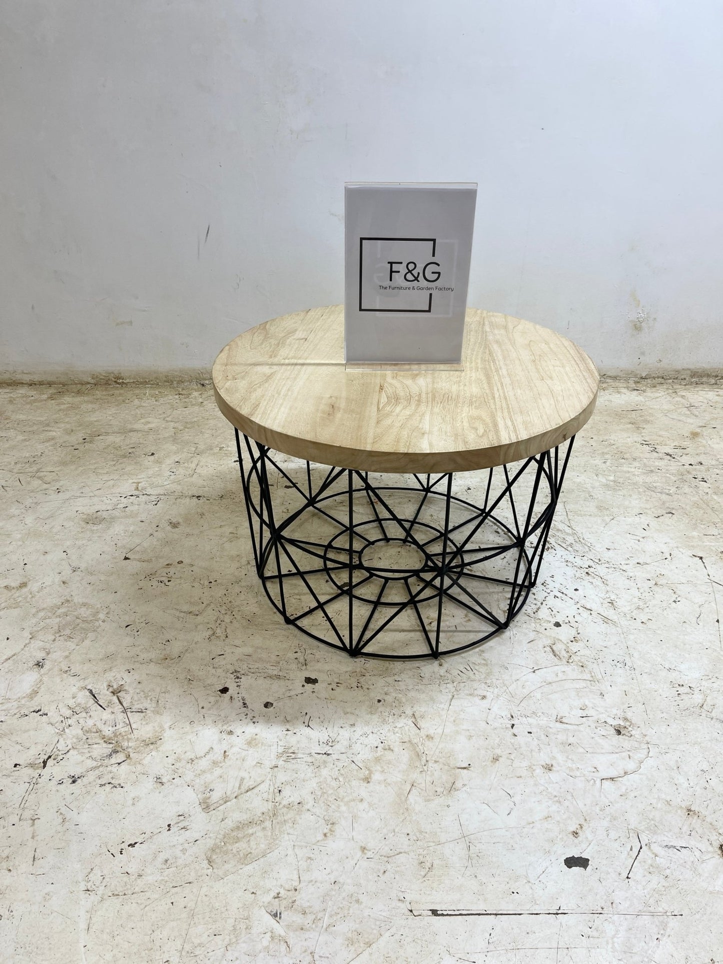 The Blanco Basket Stool - Furniture & Garden
