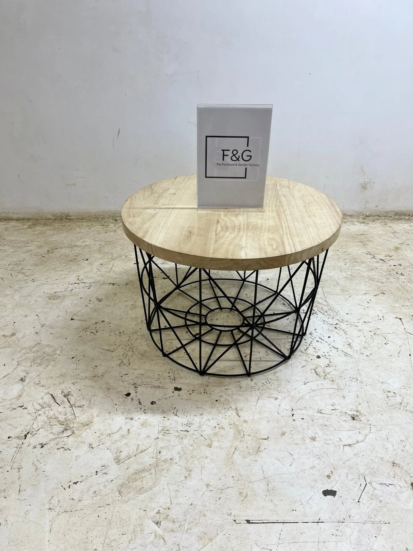 The Blanco Basket Stool - Furniture & Garden
