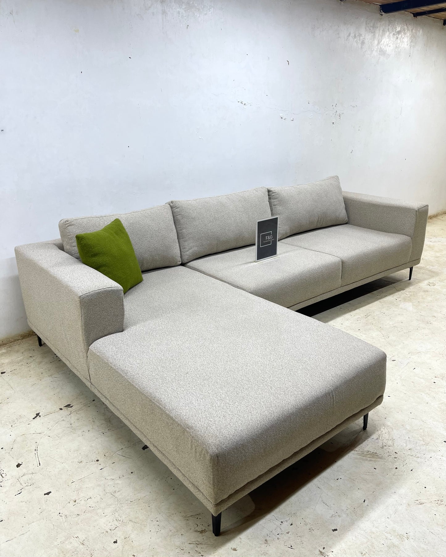 The Meridian Sectional Sofa.