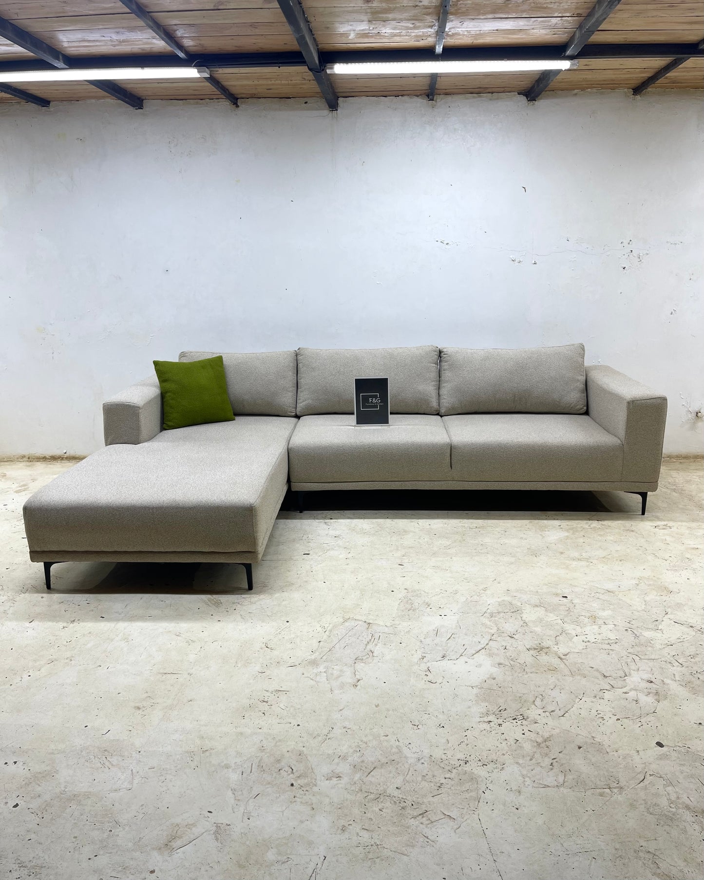 The Meridian Sectional Sofa.