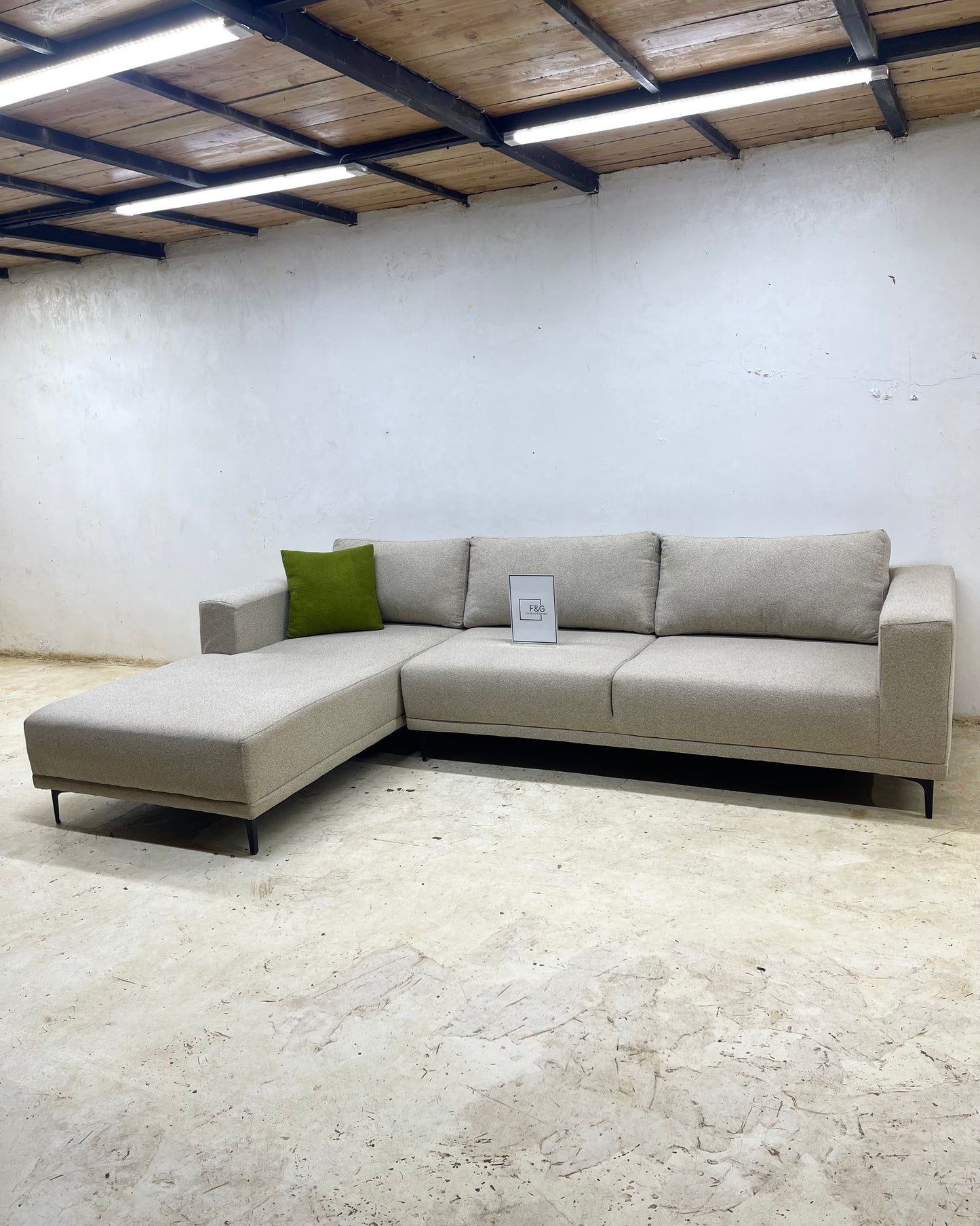 The Meridian Sectional Sofa.